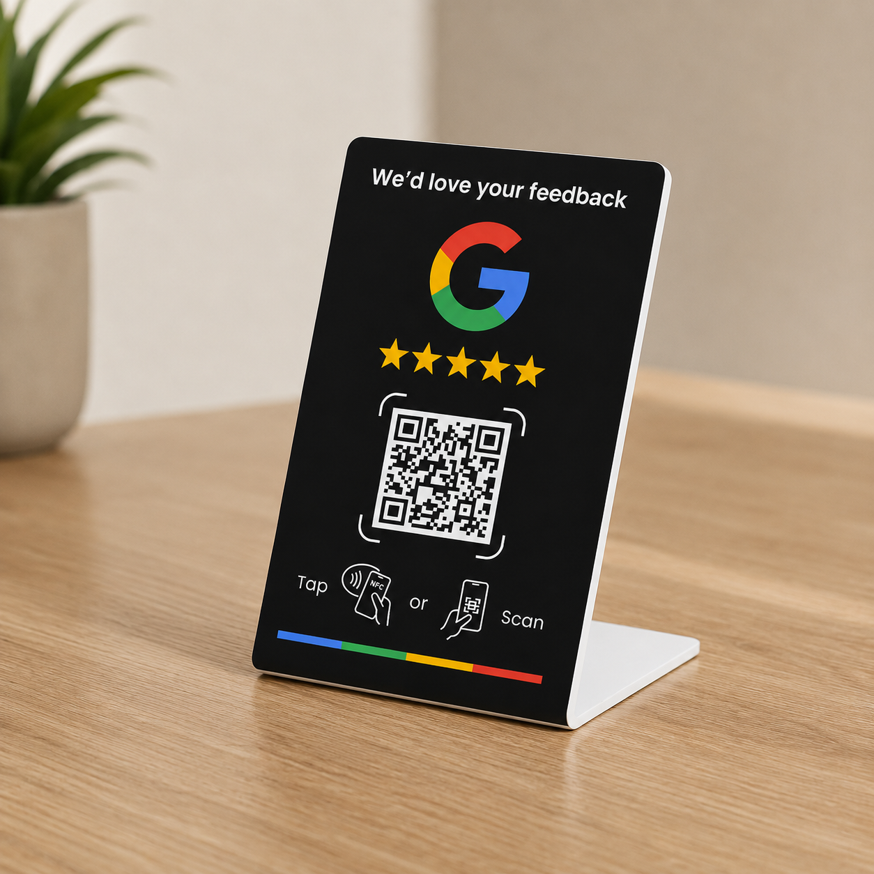 Tarjeta NFC programable | Estilo Negro B